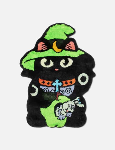 RAW EMOTIONS Witch Cat Rug