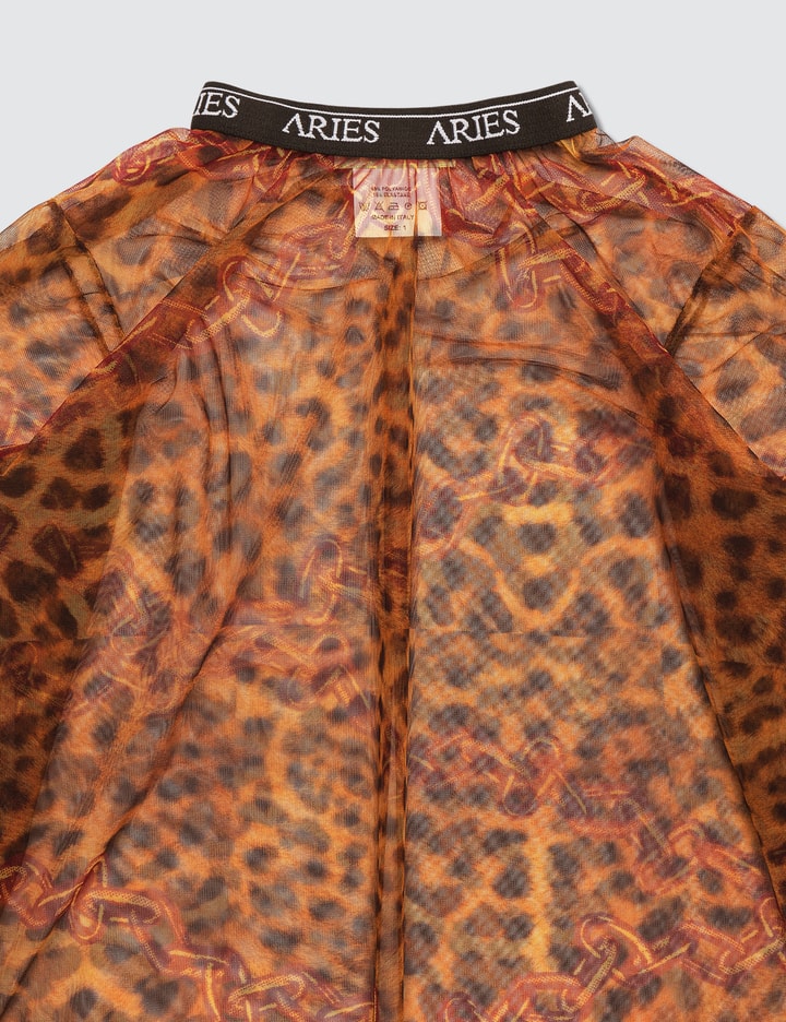 Leopard Print Mesh Top Placeholder Image