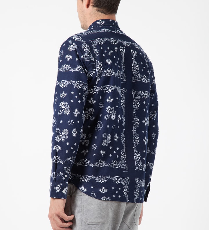 Navy Bandana Flannel Shirt Placeholder Image