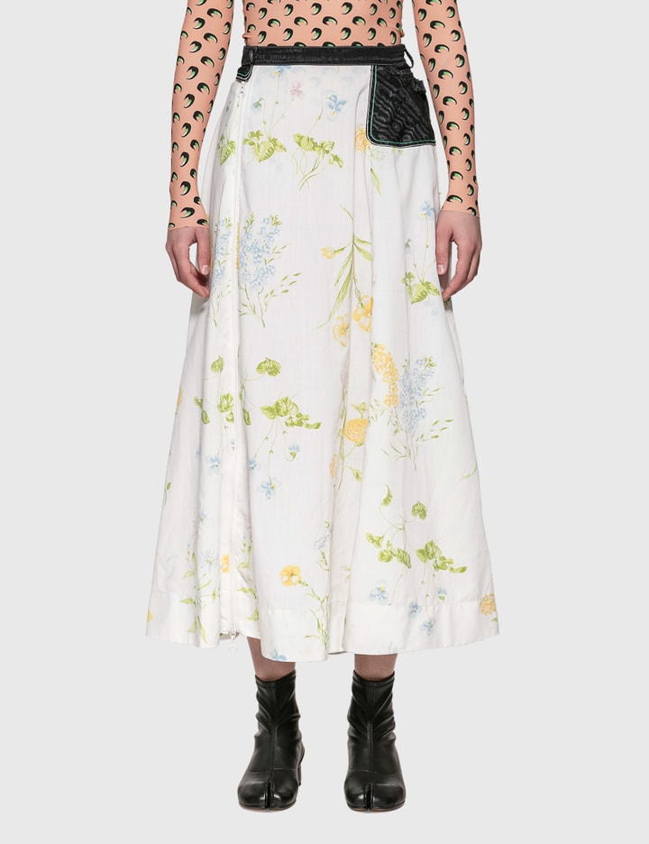 Flower Print Midi Skirt Placeholder Image