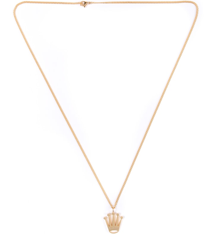 Gold Crown Piece Necklace Placeholder Image