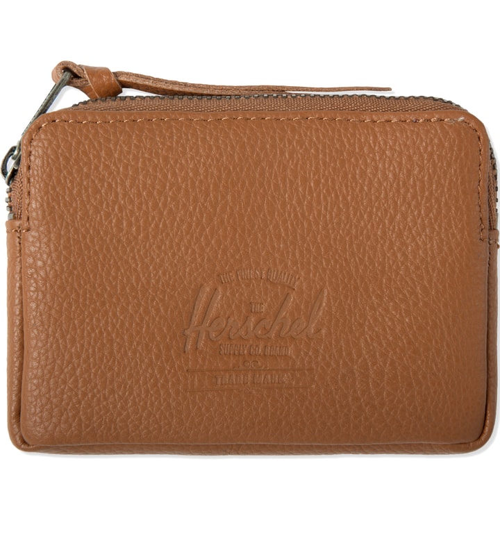 Tan Pebble Leather Oxford Pouch Placeholder Image