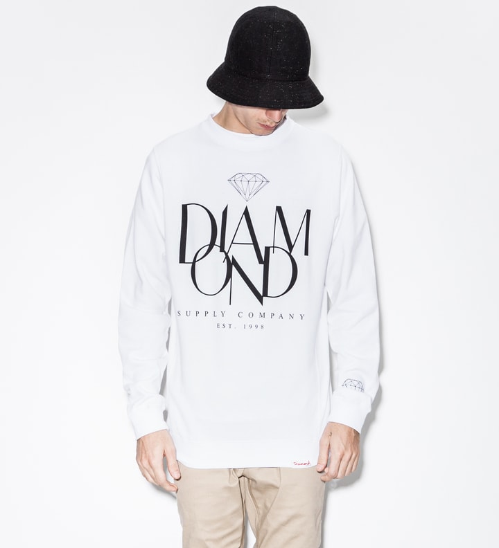 White Parsian Crewneck Sweater Placeholder Image