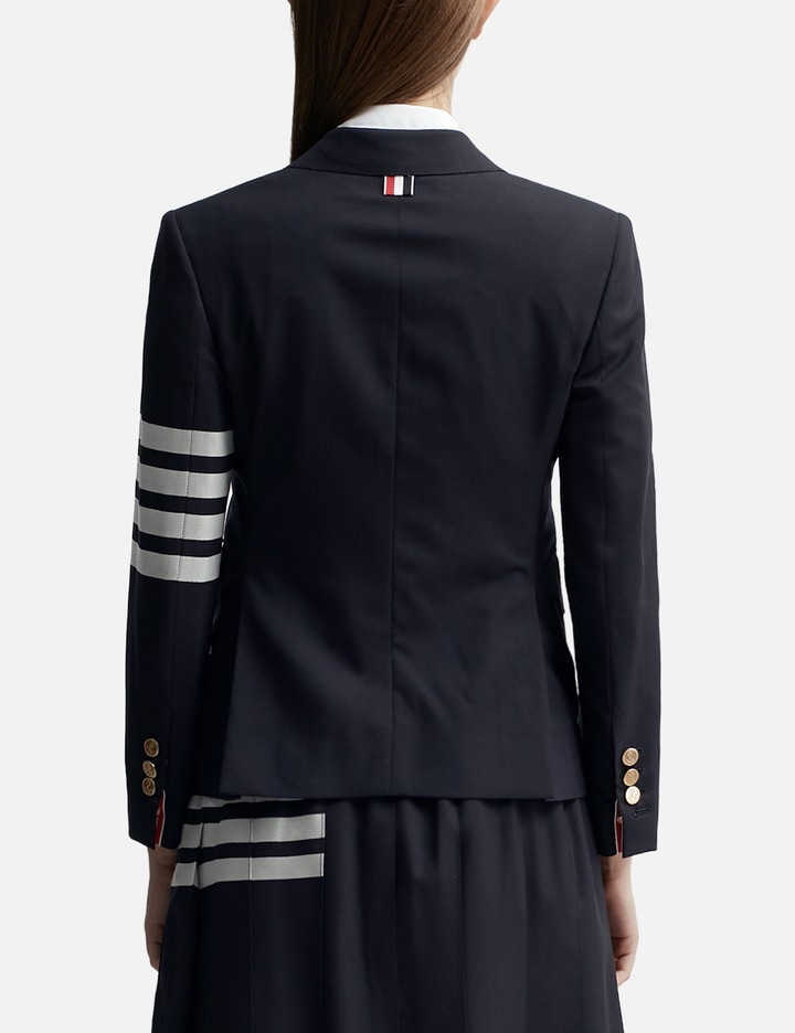 Shop Thom Browne Plain Weave Suiting Jacket In Blue