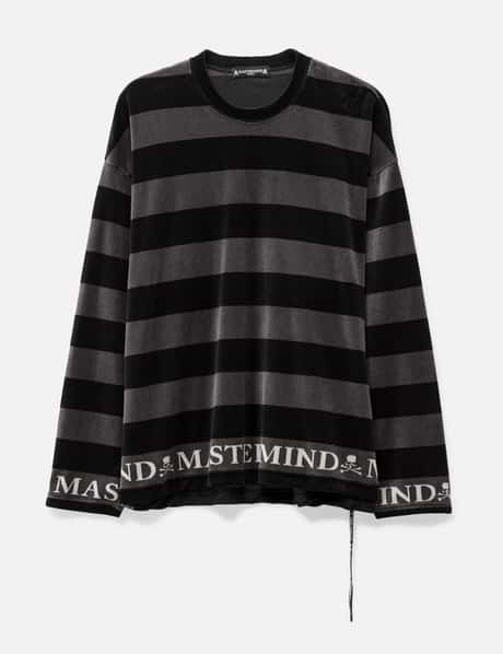 Mastermind World Velour Stripe Long Sleeve T-shirt