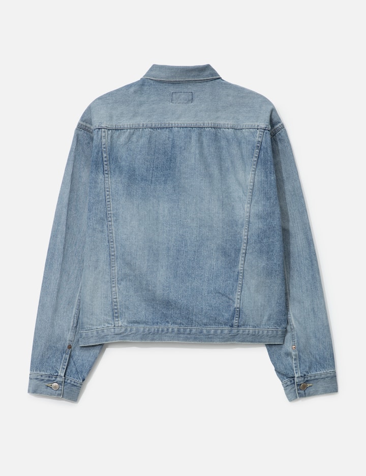 Unlikely Time Travel Trucker Jacket 1977wash In Blue