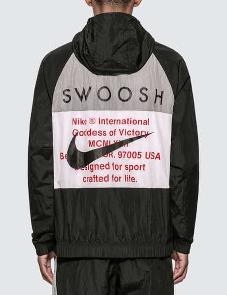 Swoosh Nike Woven Hoodie Jacket Nike Jacket Nike Big Swoosh Color