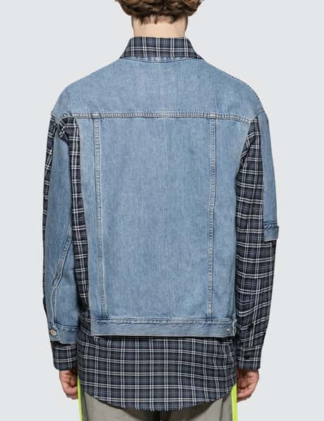 Martine Rose - Denim Hybrid Shirt | HBX