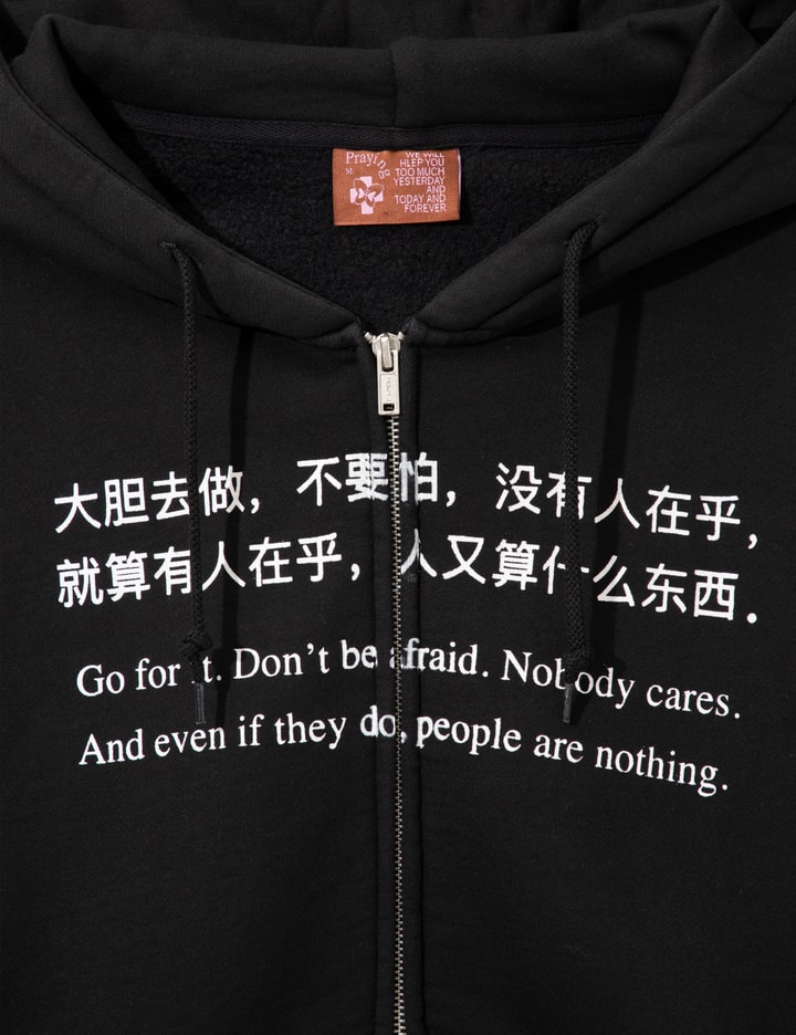 Praying Nobody Cares Hoodie