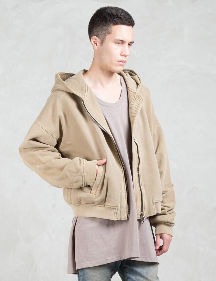 Oversize Zip-Up Hoodie Sweat Jacket Placeholder Image