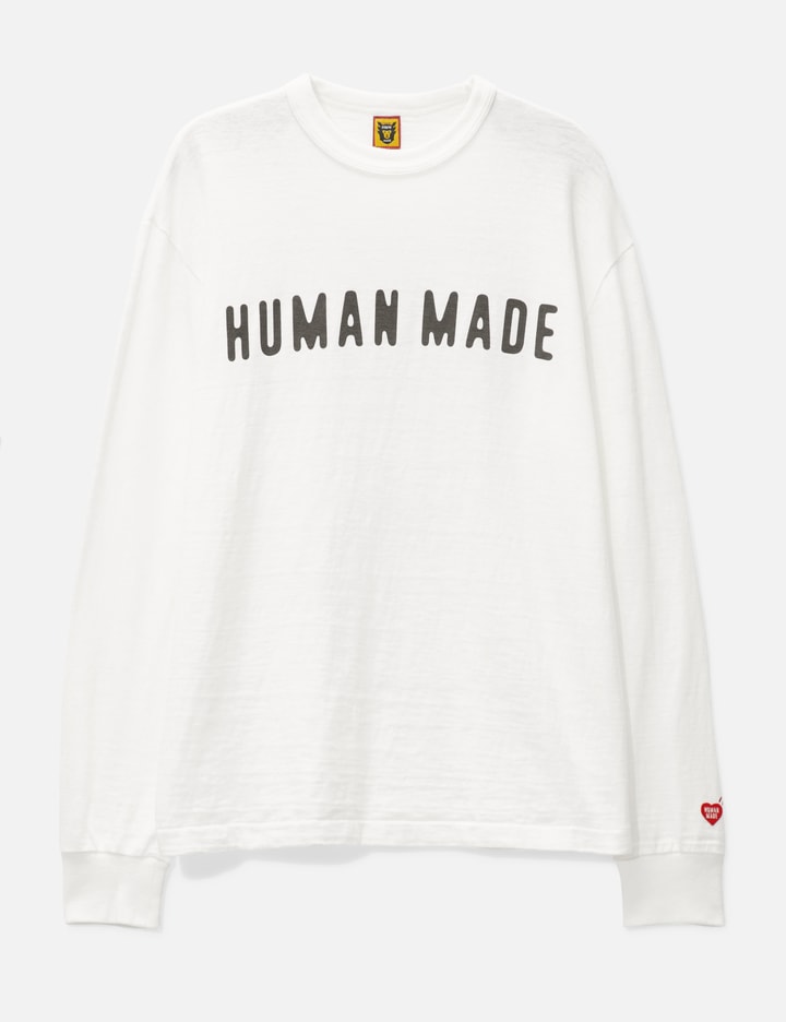 Shop Human Made Graphic Long Sleeve T-shirt In White