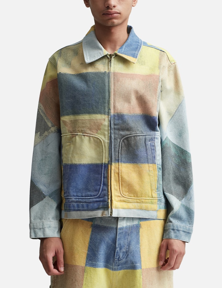 Checkered Painted Printed Workcoat Placeholder Image