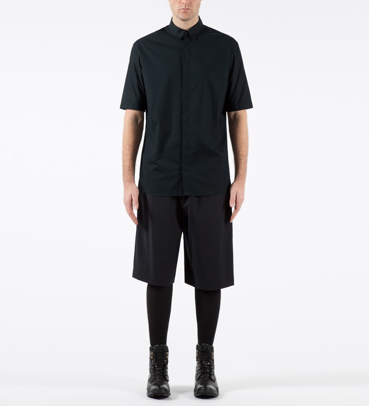 Midnight Tapered Shorts with Knit Waistband Placeholder Image