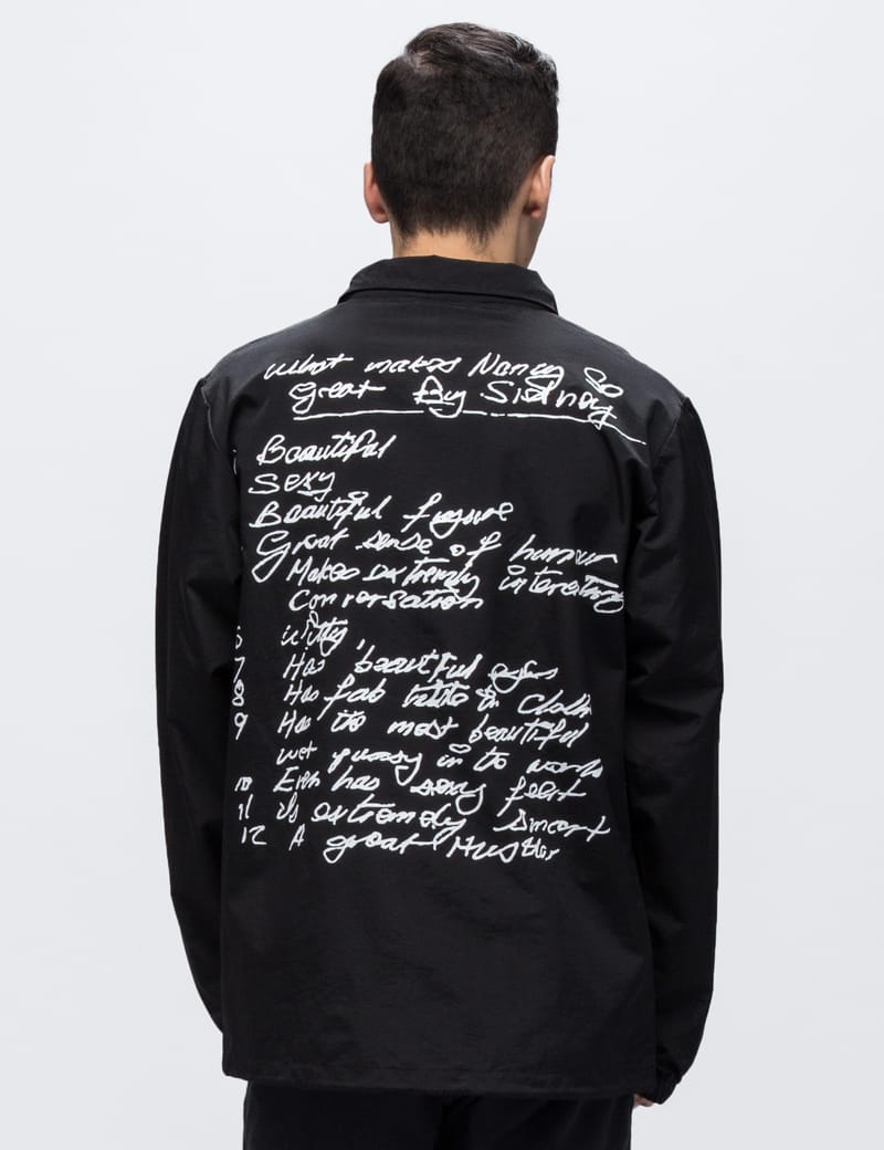 pleasures coach jacket