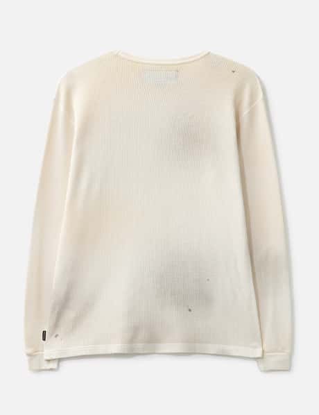 NH X OOTD . Waffle Fabric Crewneck Long Sleeve view 8