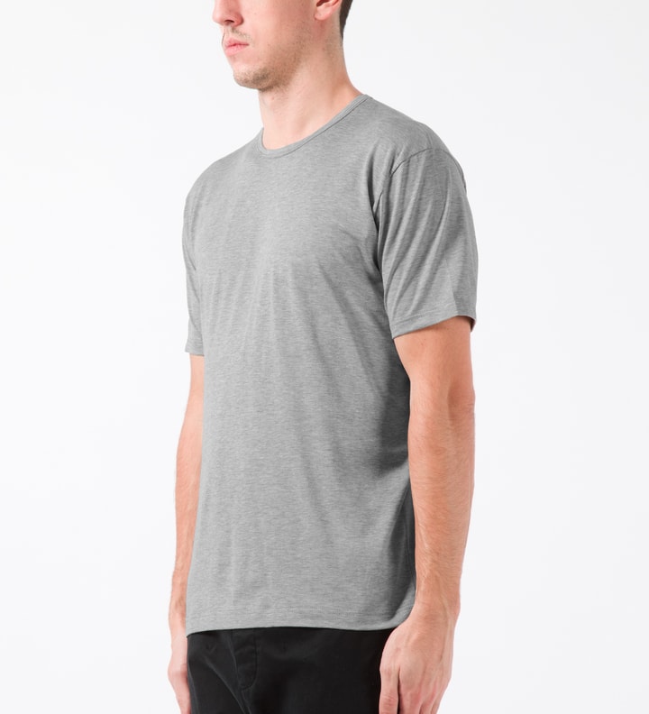 Grey Melange Crewneck S/S T-Shirt Placeholder Image