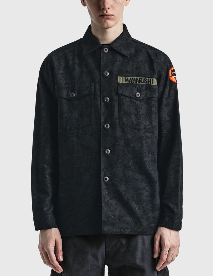 CAMO TIGER EMBROIDERED SHIRT Placeholder Image