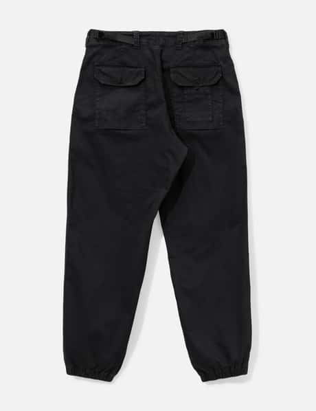 Organic Cotton Stretch Broken Twill 'OLD' Effect Cargo Trousers view 8