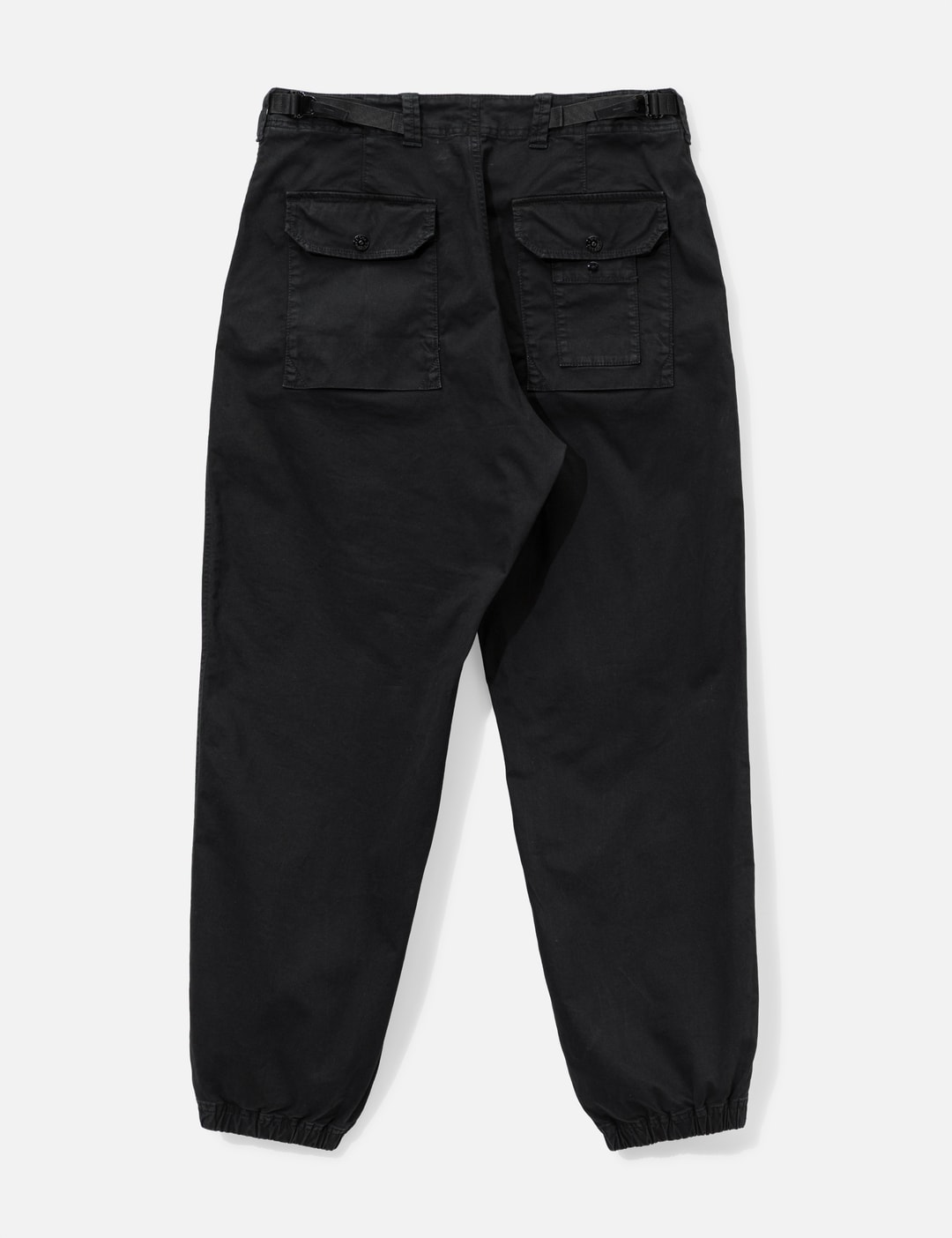 Organic Cotton Stretch Broken Twill 'OLD' Effect Cargo Trousers view 9