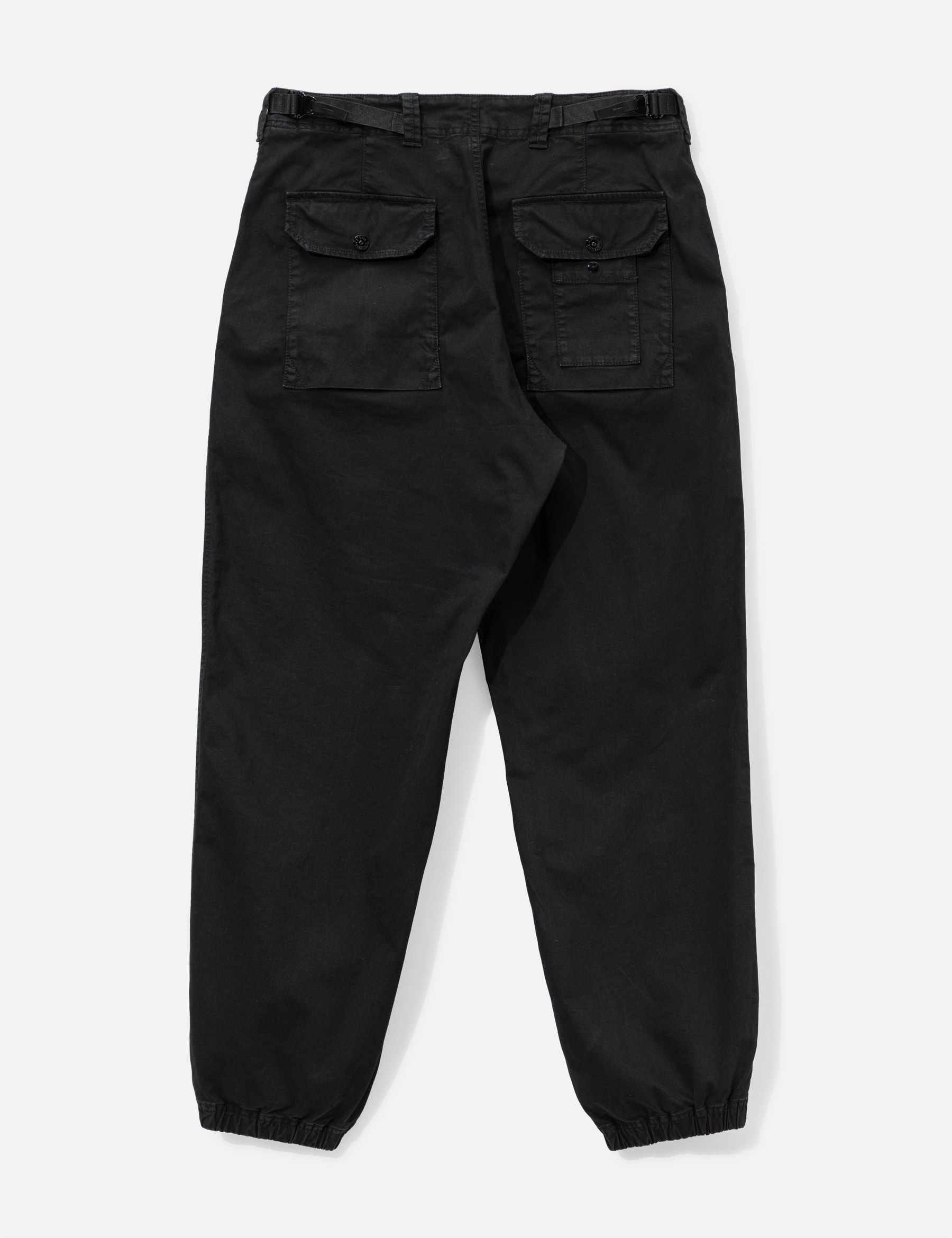 Organic Cotton Stretch Broken Twill 'OLD' Effect Cargo Trousers view 17