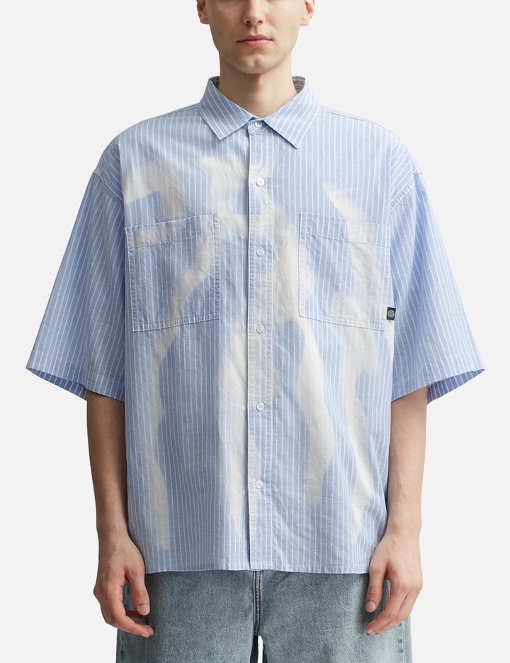 Shop Perks And Mini Cadence Boxy Short Sleeve Shirt In Blue