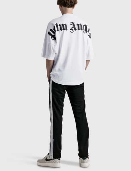 Mens Palm Angels black Oversized Classic Logo T-Shirt