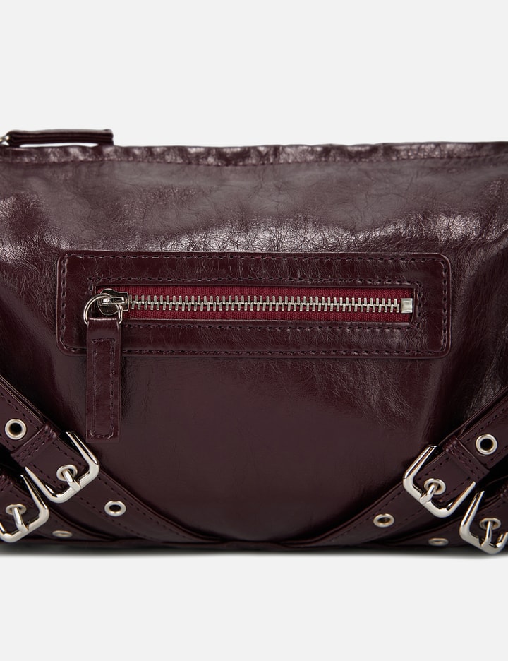 Stud Pocket Bag In Burgundy Placeholder Image