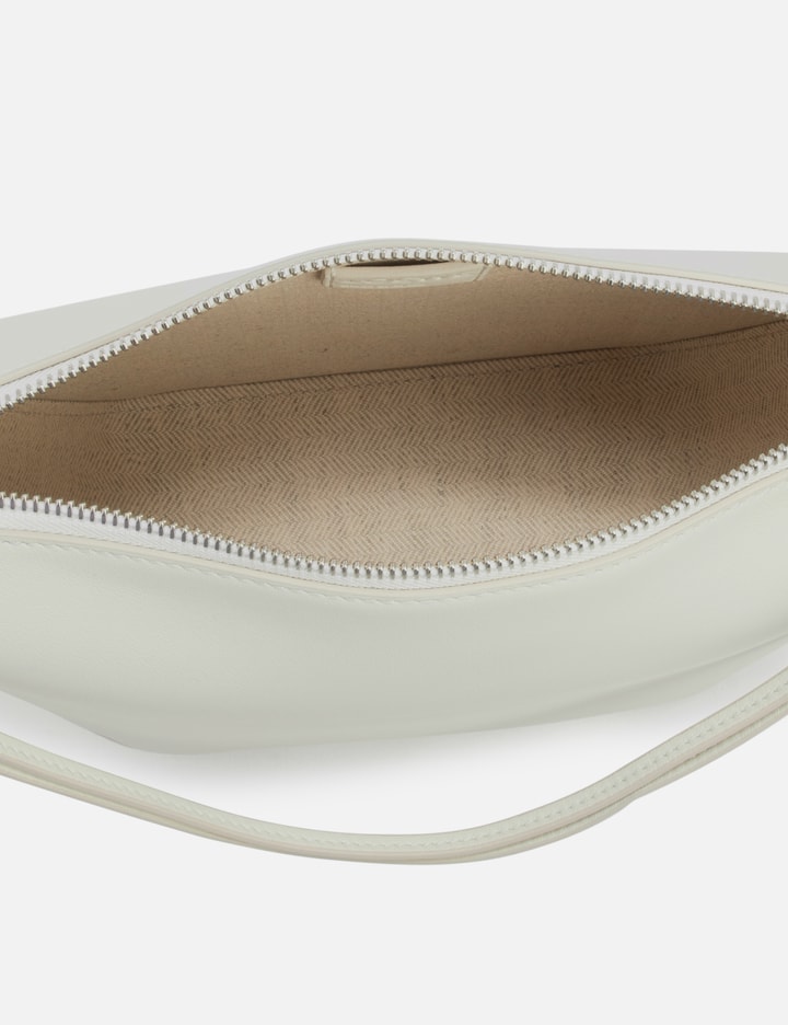 Loewe Hammock Drawstring Small Leather Shoulder Bag In White