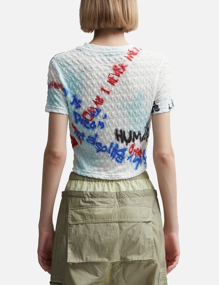 Jenny Sprayed Lettering T-shirt Placeholder Image