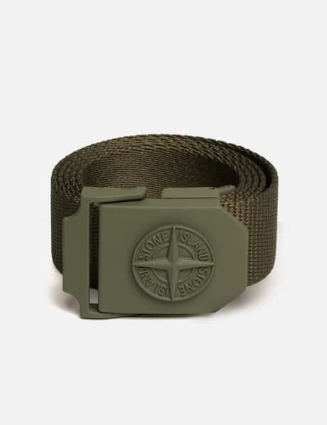 Nylon Tape Belt With Compass Logo Buckle view 4