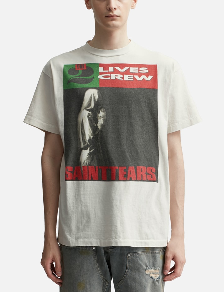 Saint Michael Denim Tears X Saint Mx6 Lives T-shirt