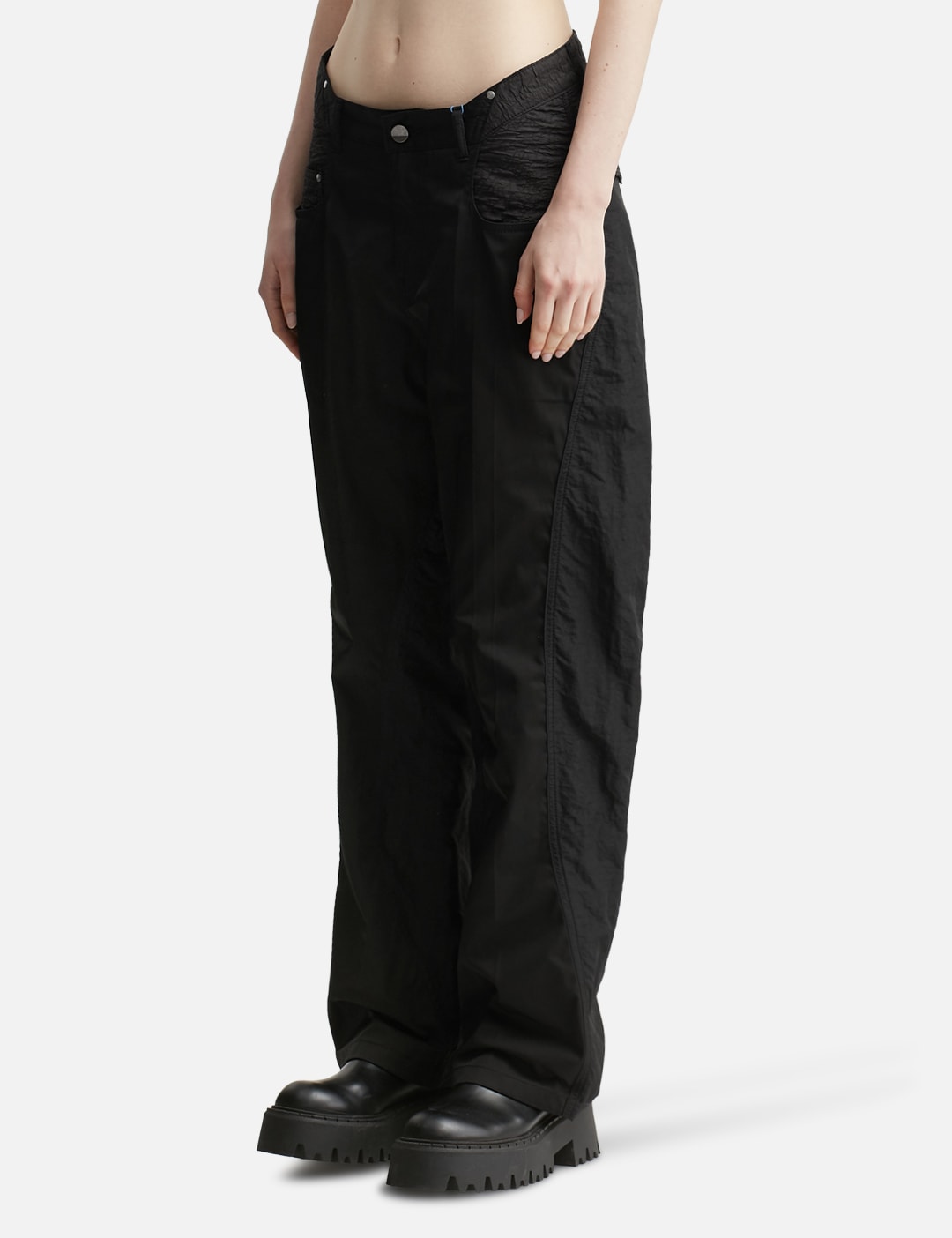 3 Mix Fabric Pants view 14