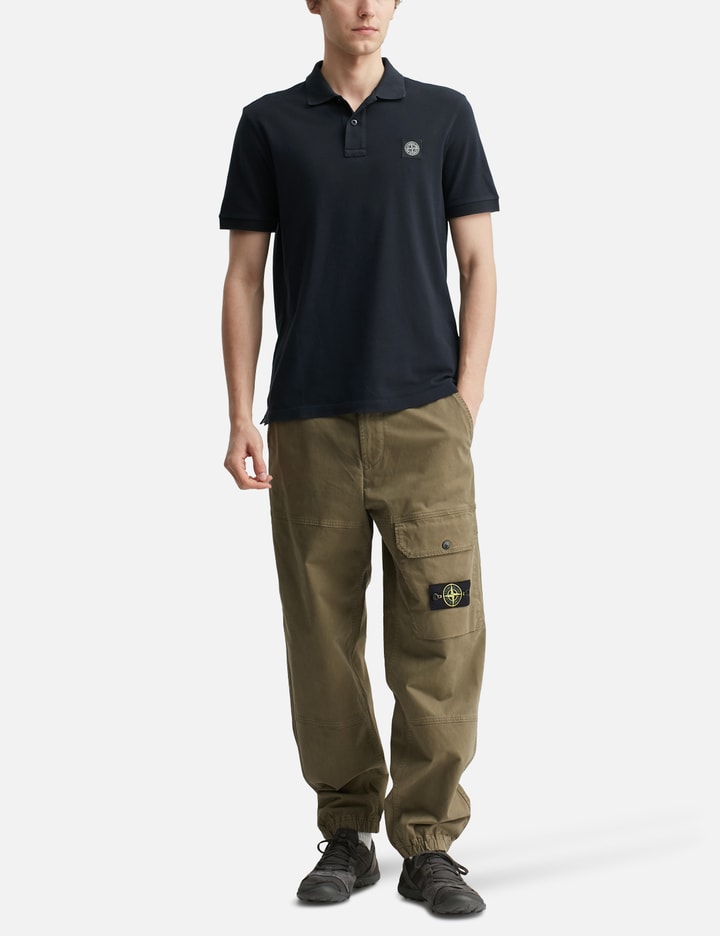 Stone Island Organic Cotton Piqué Short-Sleeve Polo