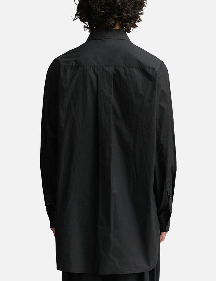 Shop Songzio Drape Shirt In Black