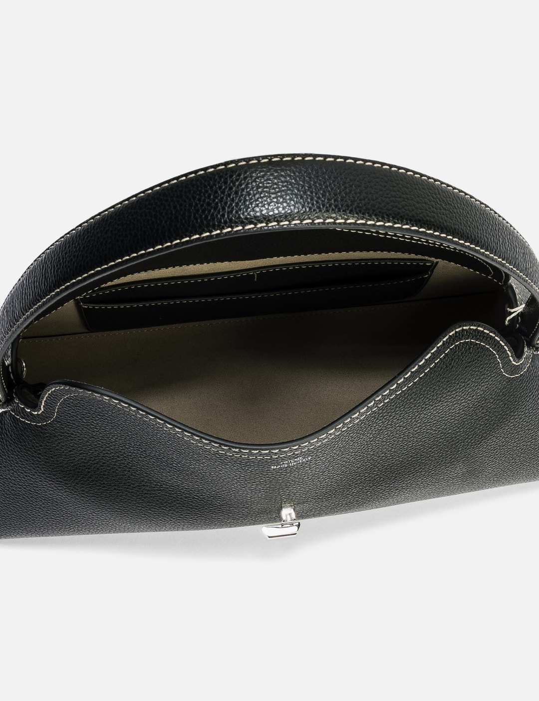 T-Lock Grained-Leather Shoulder view 16