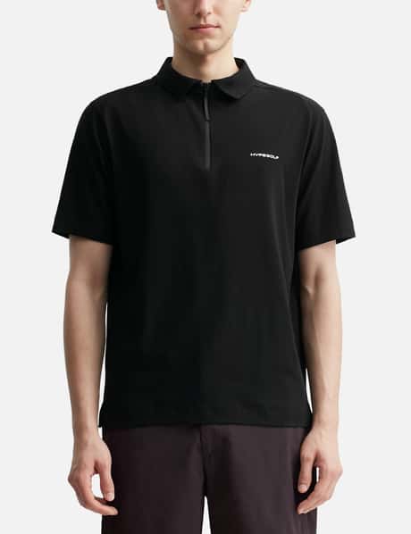 X POST ARCHIVE FACTION (PAF) Half Zip-Up Polo T-Shirts view 15