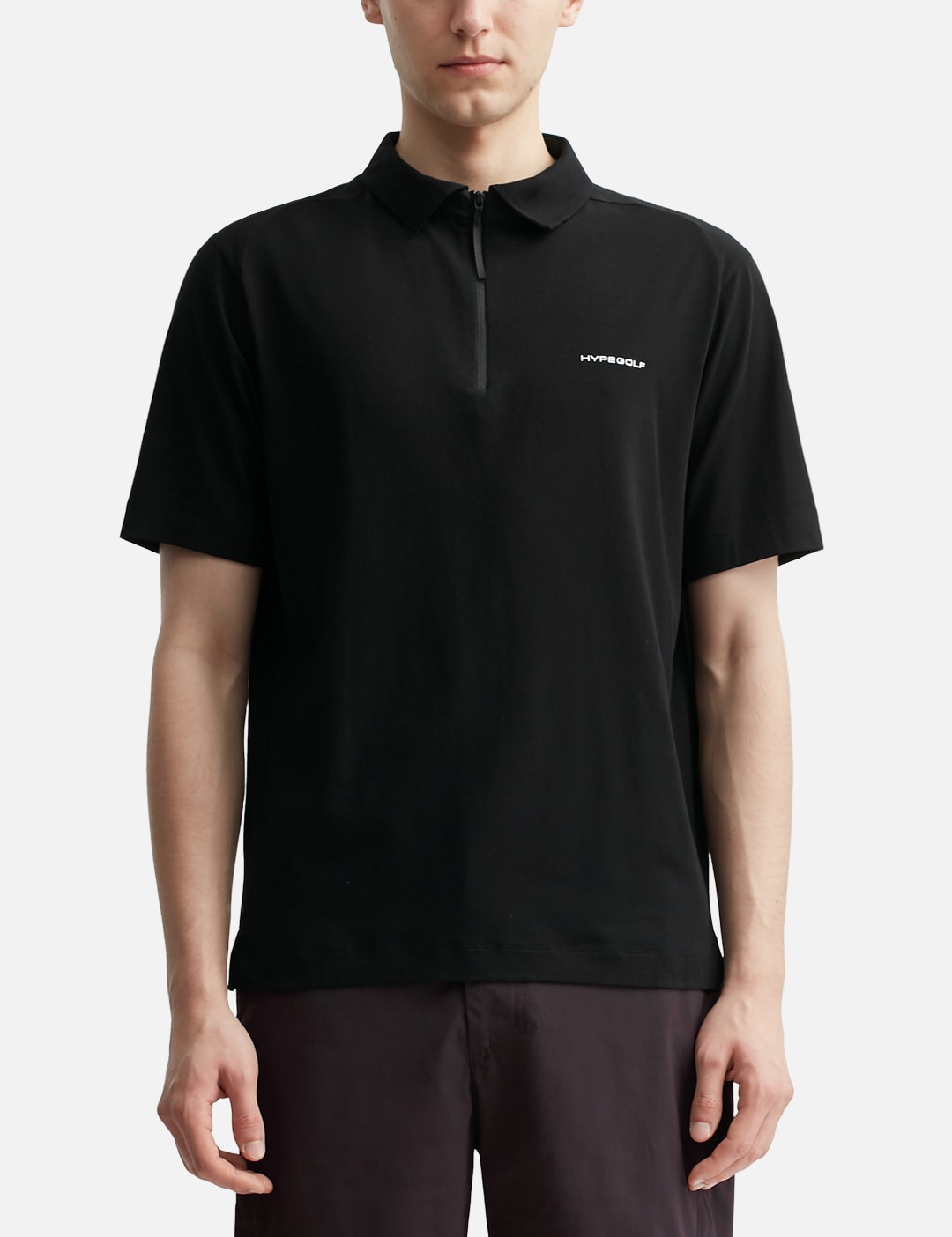 X POST ARCHIVE FACTION (PAF) Half Zip-Up Polo T-Shirts view 16