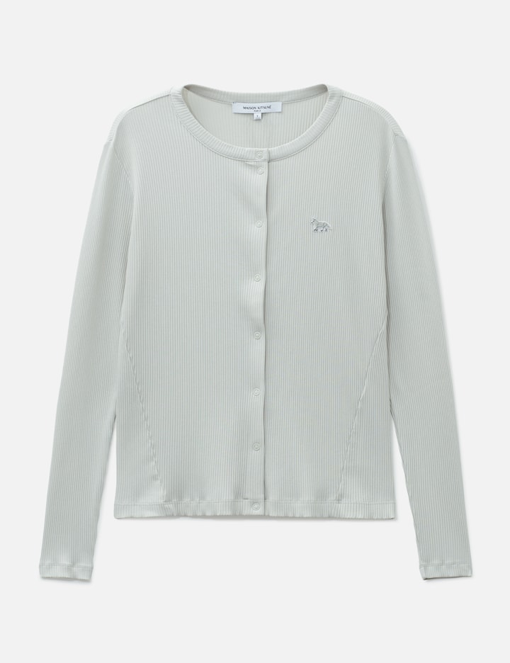 메종 키츠네 Baby Fox Ribbed Cardigan