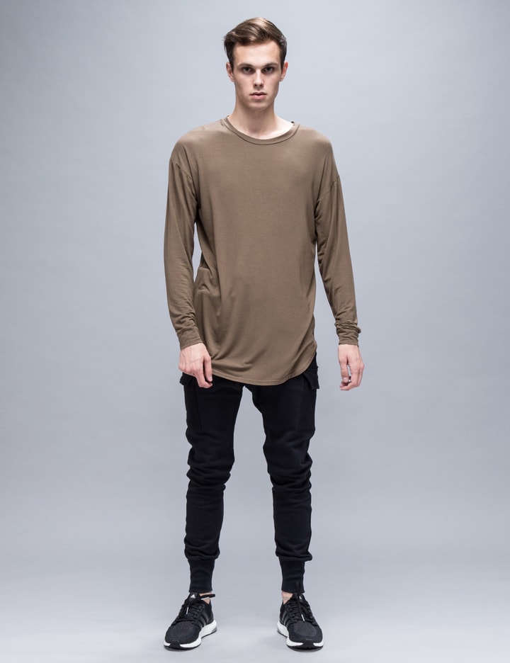 Long Sleeve Under Scooped T-Shirt Placeholder Image