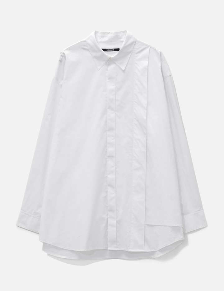 Songzio Drape Shirt In White