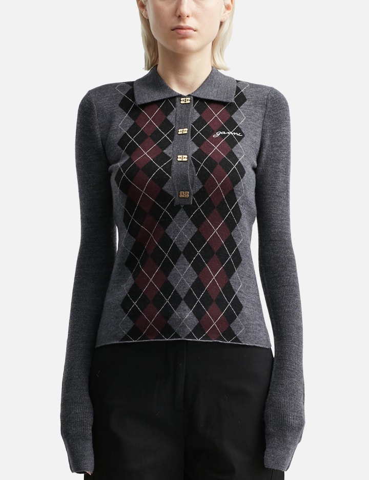 Knitted Polo Shirt Placeholder Image