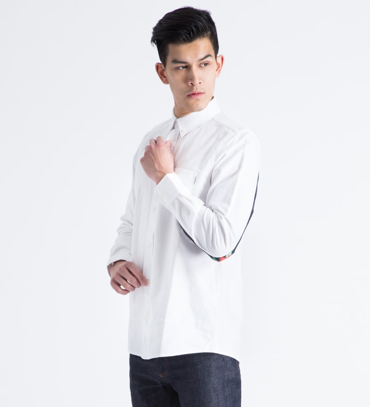 Carhartt Work In Progress White Tropic Print Raymond L/S Shirt