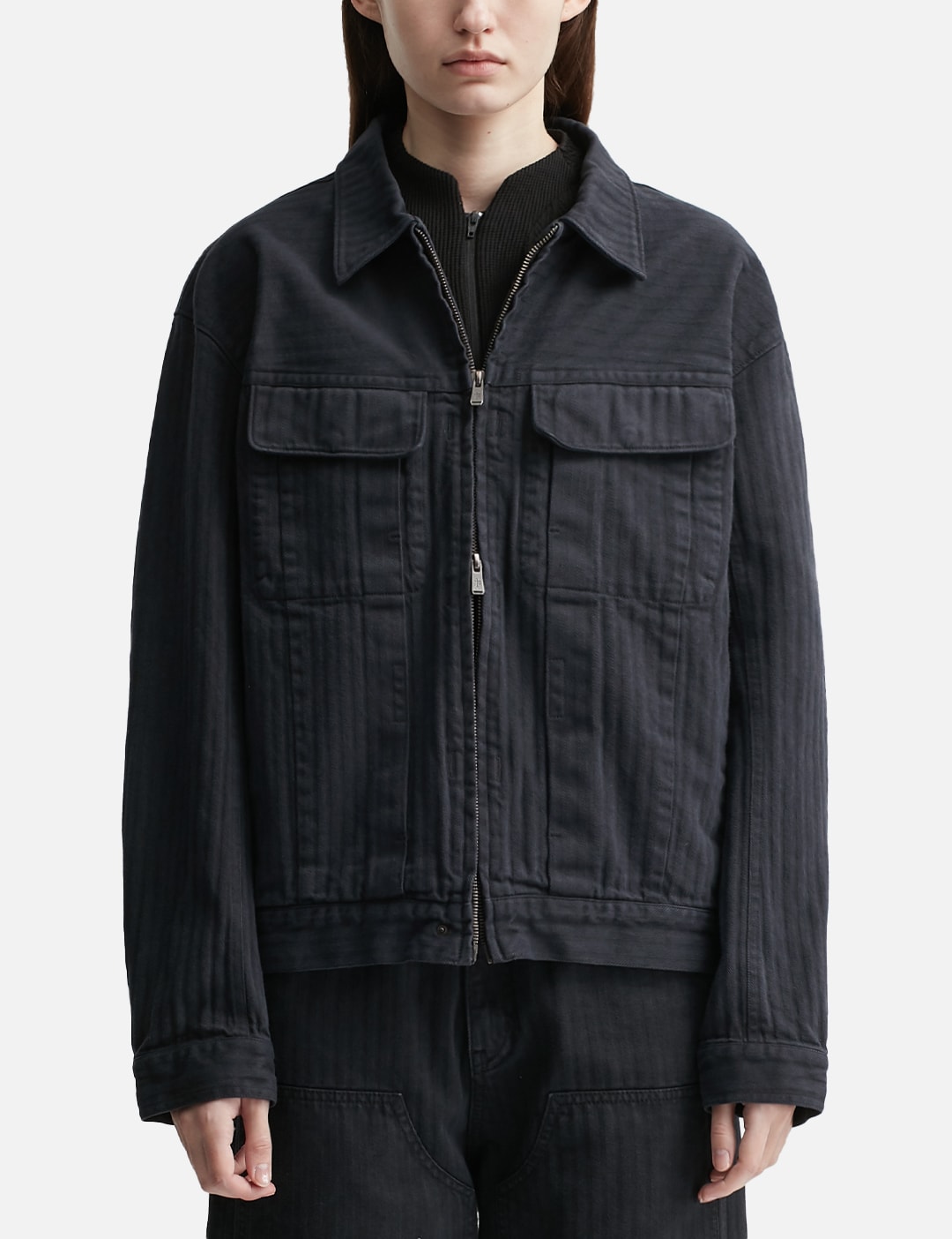 HBT Zip Trucker Jacket view 13
