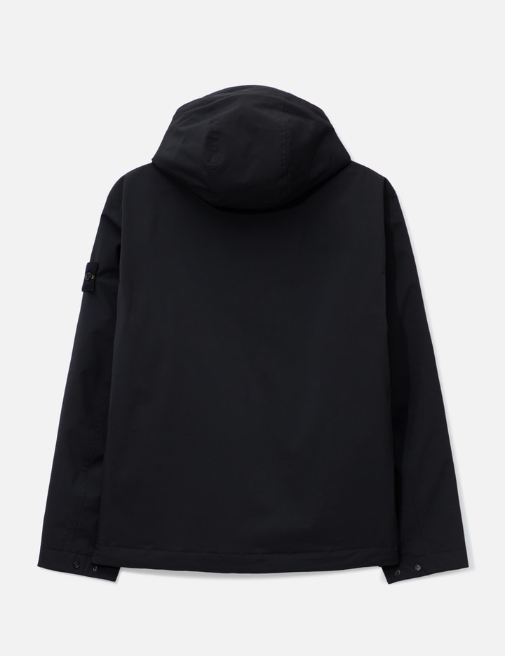 Stone Island Soft Shell-r Padded Jacket In Black