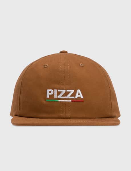 Pizza Skateboards 트라이컬러 6 패널 모자