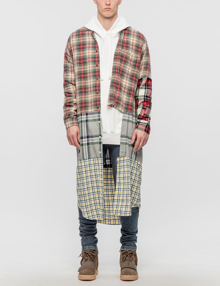 Long Extended Flannel Shirt Ver. 4 (Size M) Placeholder Image