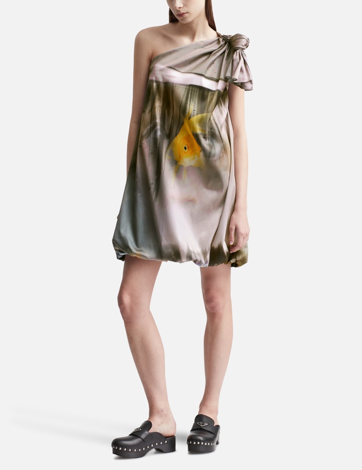 jw anderson one shoulder dress JW Anderson Women's Asymmetric Gathered One-Shoulder Dress - Raspberry