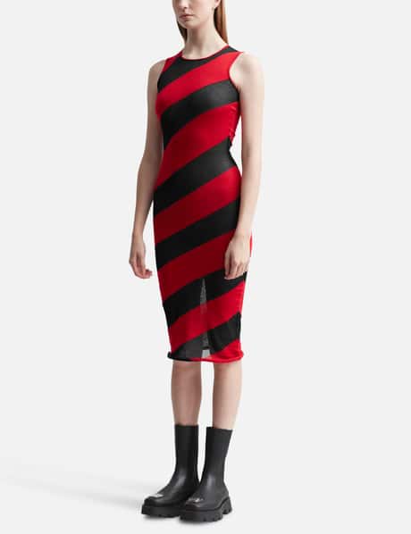 STRIPED KNIT DRESS view 7