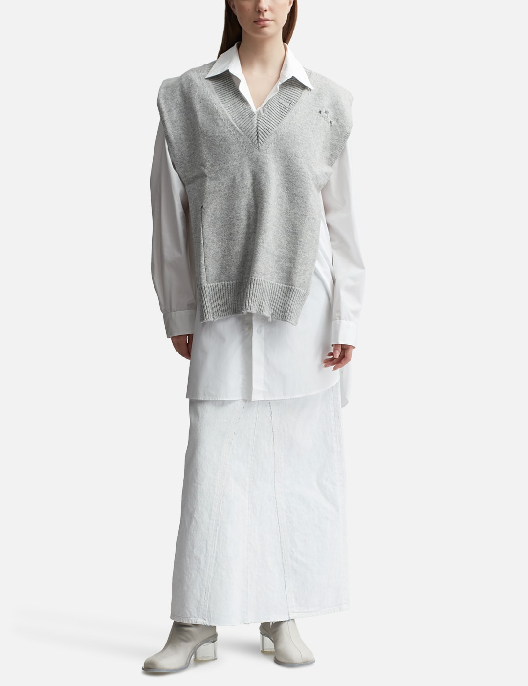 Cotton Poplin Shirt Dress view 16