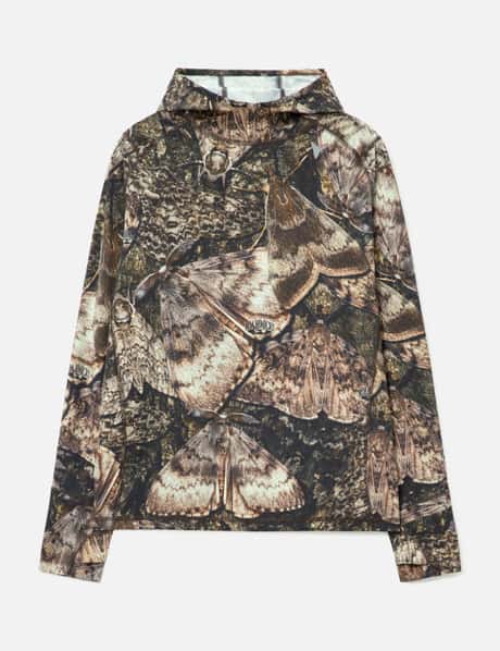 Lio Upf Plus 50 Baselayer Moth Print Long Sleeve Hoodie view 6
